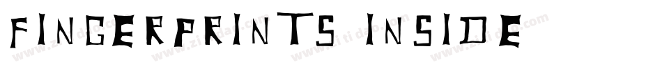 Fingerprints Inside字体转换